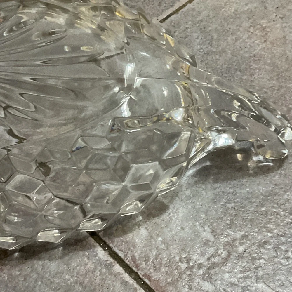 Elegant Clear Glass Serving Tray